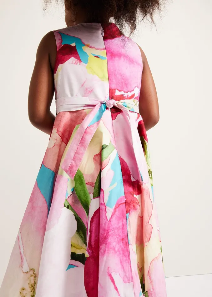 Online Girls Phase Eight Childrenswear Nala Print Dress Multicoloured