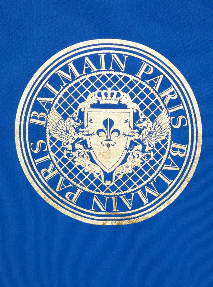 Balmain Boys 410 Years Kids 039Coin039 Sweatshirt Blue