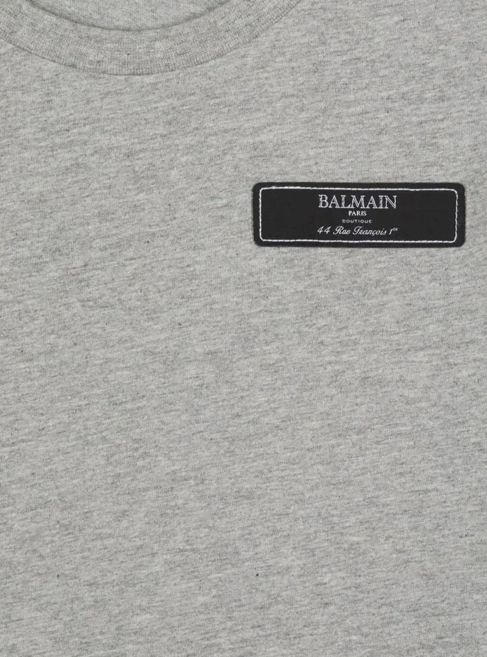 Balmain Boys 410 Years Kids Pierre Shortsleeved Tshirt Grey
