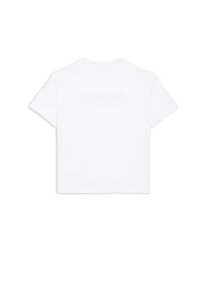 Balmain Boys 410 Years Kids Printed Paris Shortsleeved Tshirt White
