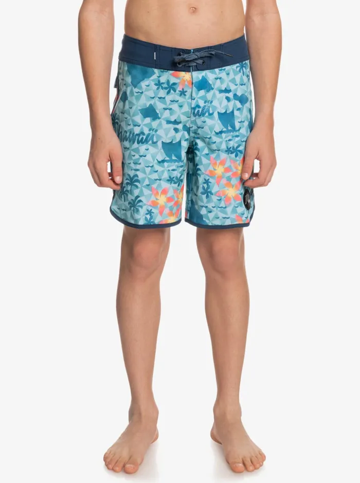 Boardshorts Boys Quiksilver Boy039s 816 Surfsilk Hawaii Scallop 16034 Boardshorts Delph Blue Boardshorts Boys Quiksilver Boy039s 816 Surfsilk Hawaii Scallop 16034 Boardshorts Delph Blue