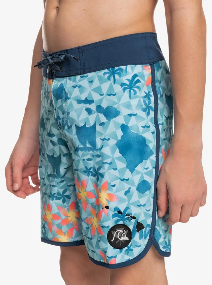 Boardshorts Boys Quiksilver Boy039s 816 Surfsilk Hawaii Scallop 16034 Boardshorts Delph Blue Boardshorts Boys Quiksilver Boy039s 816 Surfsilk Hawaii Scallop 16034 Boardshorts Delph Blue