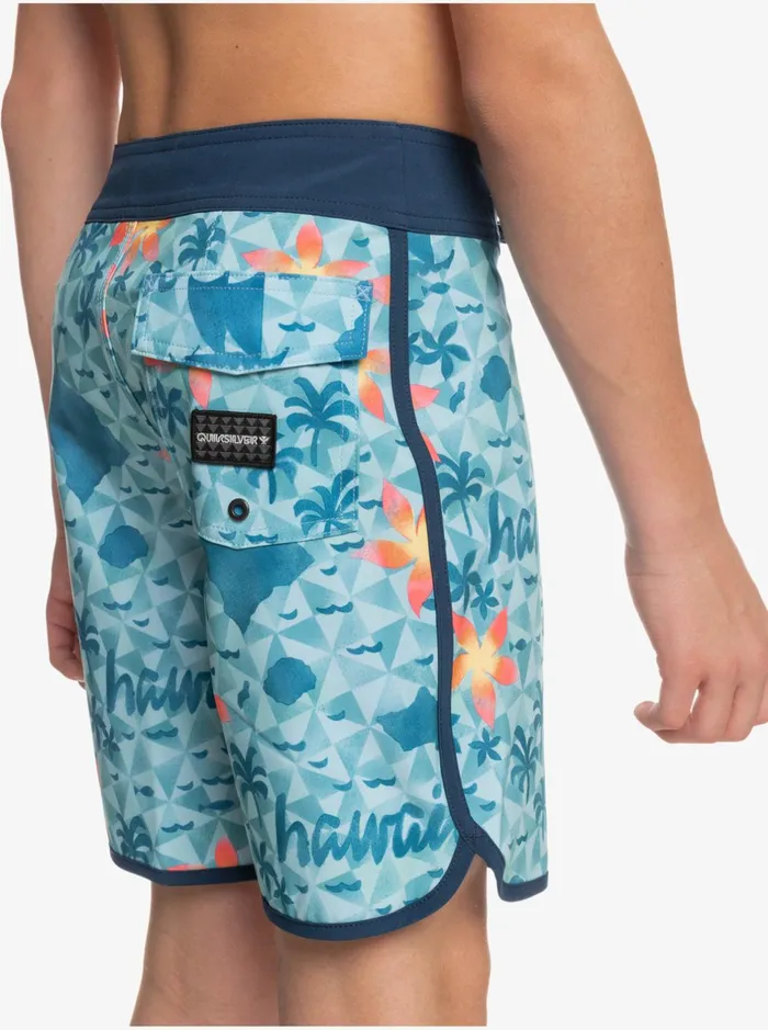 Boardshorts Boys Quiksilver Boy039s 816 Surfsilk Hawaii Scallop 16034 Boardshorts Delph Blue Boardshorts Boys Quiksilver Boy039s 816 Surfsilk Hawaii Scallop 16034 Boardshorts Delph Blue