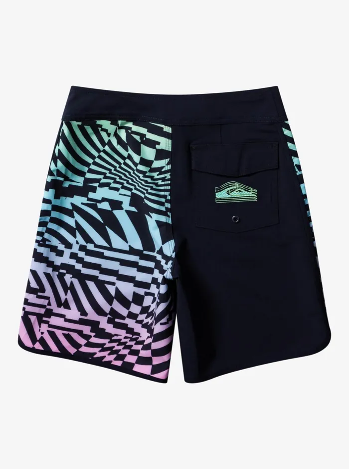 Boardshorts Boys Quiksilver Boy039s 816 Surfsilk Radical Scallop 16034 Boardshorts Black Boardshorts Boys Quiksilver Boy039s 816 Surfsilk Radical Scallop 16034 Boardshorts Black