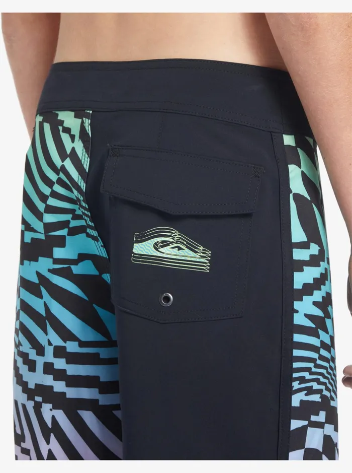 Boardshorts Boys Quiksilver Boy039s 816 Surfsilk Radical Scallop 16034 Boardshorts Black Boardshorts Boys Quiksilver Boy039s 816 Surfsilk Radical Scallop 16034 Boardshorts Black