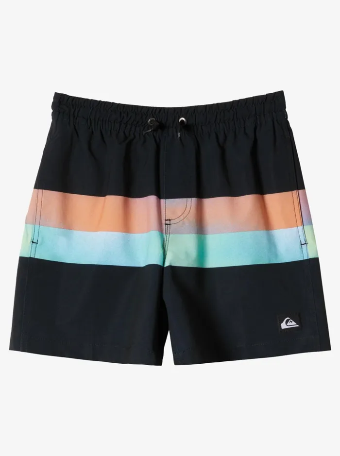 Boardshorts Boys Quiksilver Surfsilk AirBrush 14034 Volleys Black