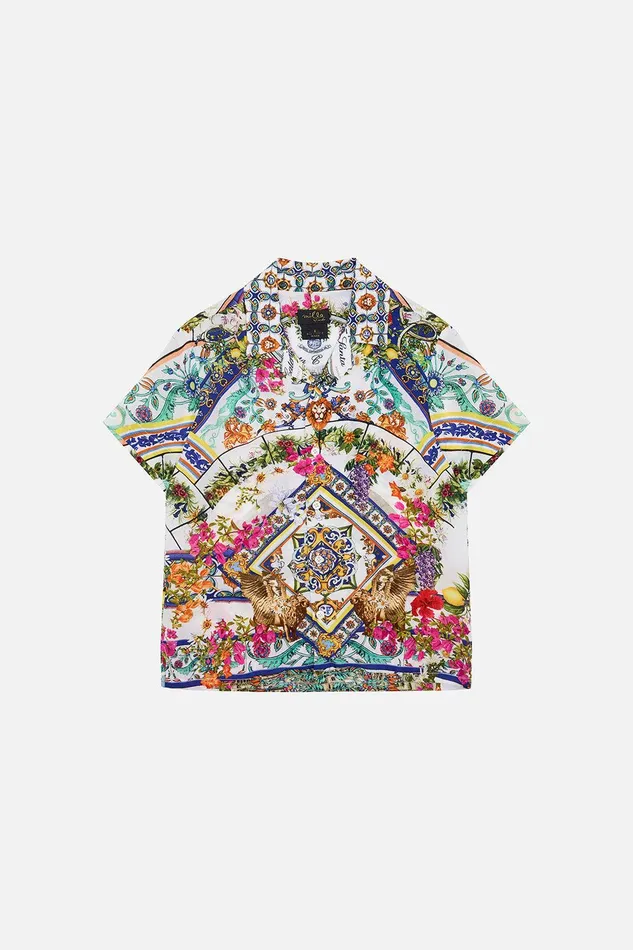 Camilla Boys Boys039 Short Sleeve Shirt Amalfi Amore 8211 Kids