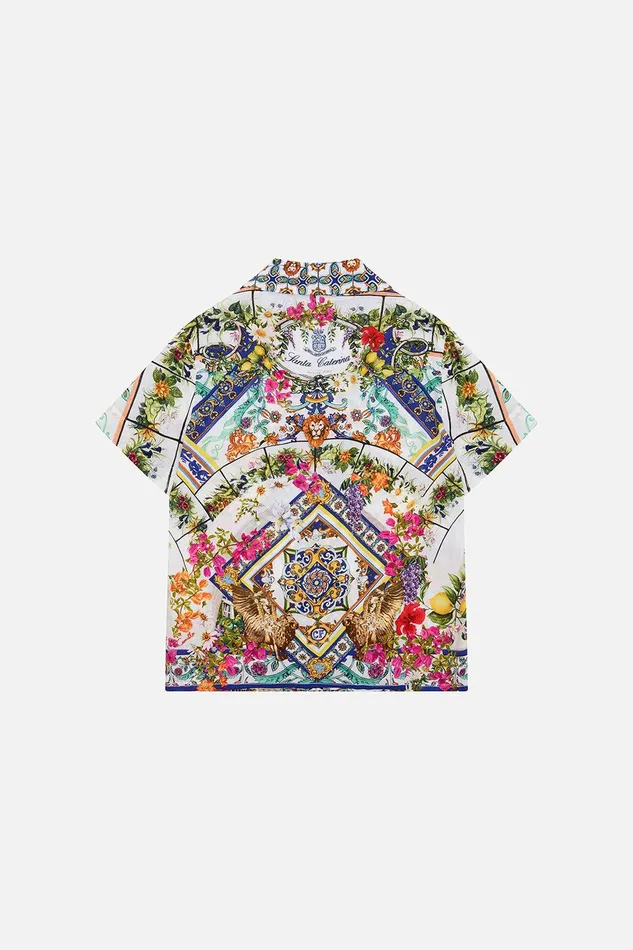 Camilla Boys Boys039 Short Sleeve Shirt Amalfi Amore 8211 Kids Camilla Boys Boys039 Short Sleeve Shirt Amalfi Amore 8211 Kids