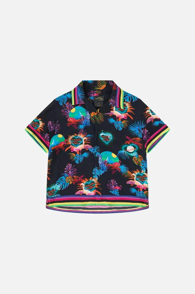 Camilla Boys Boys Short Sleeve Shirt Naughty Neon 8211 Kids