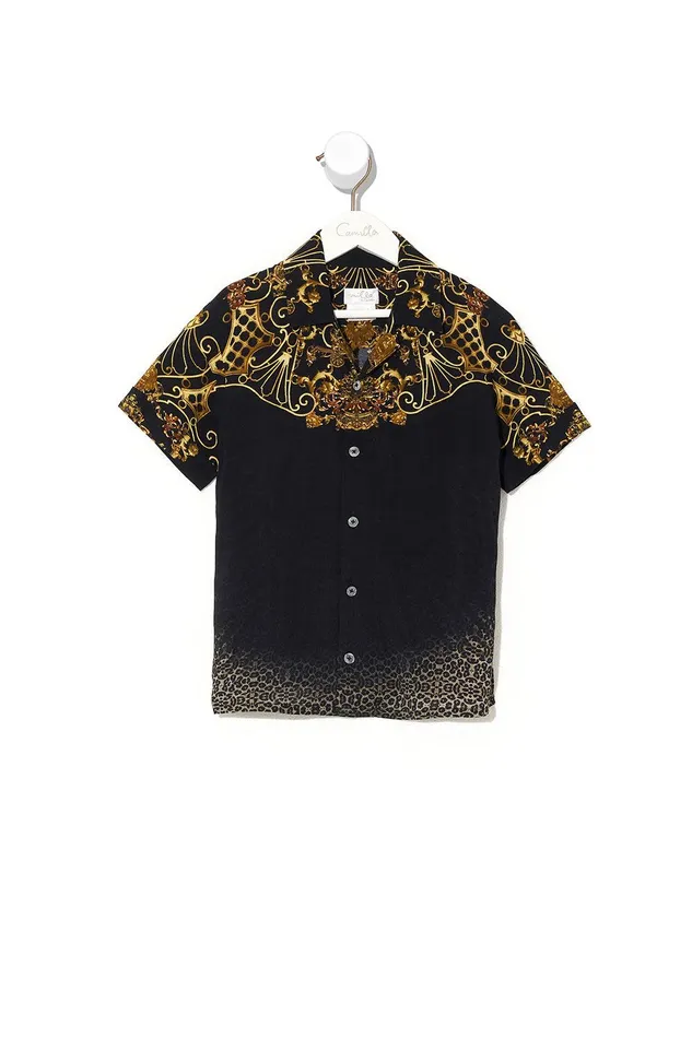 Camilla Boys Boys Short Sleeve Shirt Shadows Of Armada 8211 Kids
