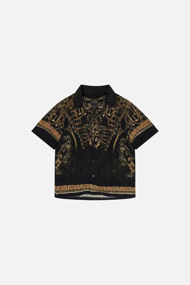 Camilla Boys Boys Short Sleeve Shirt The Night Is Noir 8211 Kids