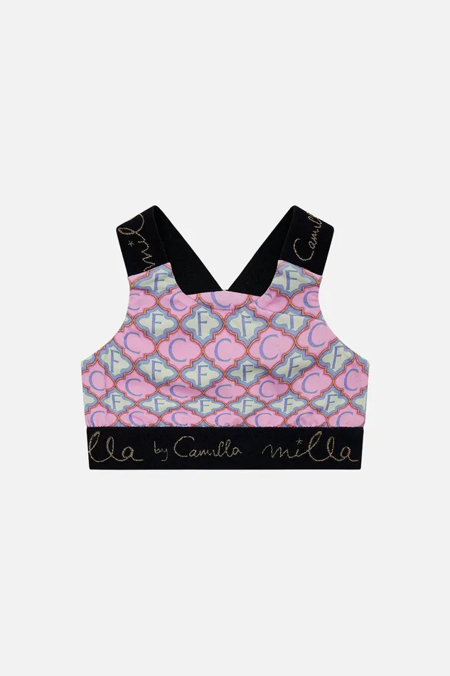 Camilla Girls Kids Sports Crop Top 410 Tiptoe The Tightrope 8211 Kids