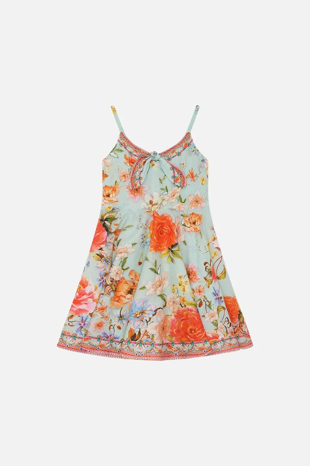 Camilla Girls Kids Tie Front Maxi Dress 410 Talk The Walk 8211 Kids