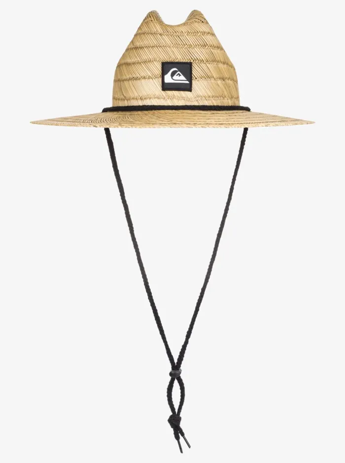 Hats Boys Quiksilver Boy039s 816 Boy039s 27 Pierside Straw Lifeguard Hat Natural