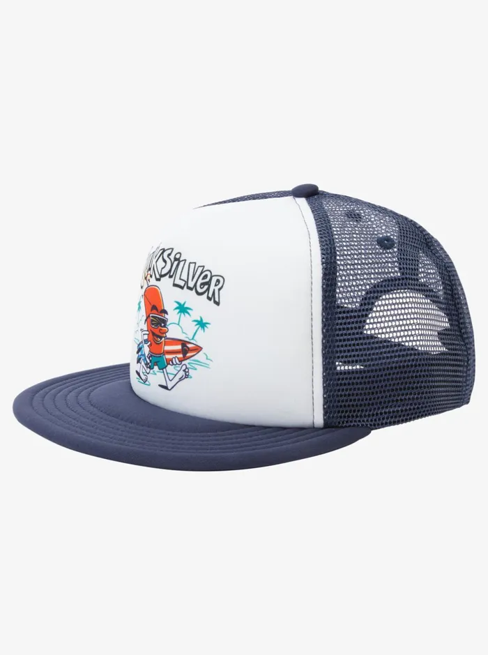 Hats Boys Quiksilver Boy039s 816 Town Hero Snapback Hat Navy Blazer