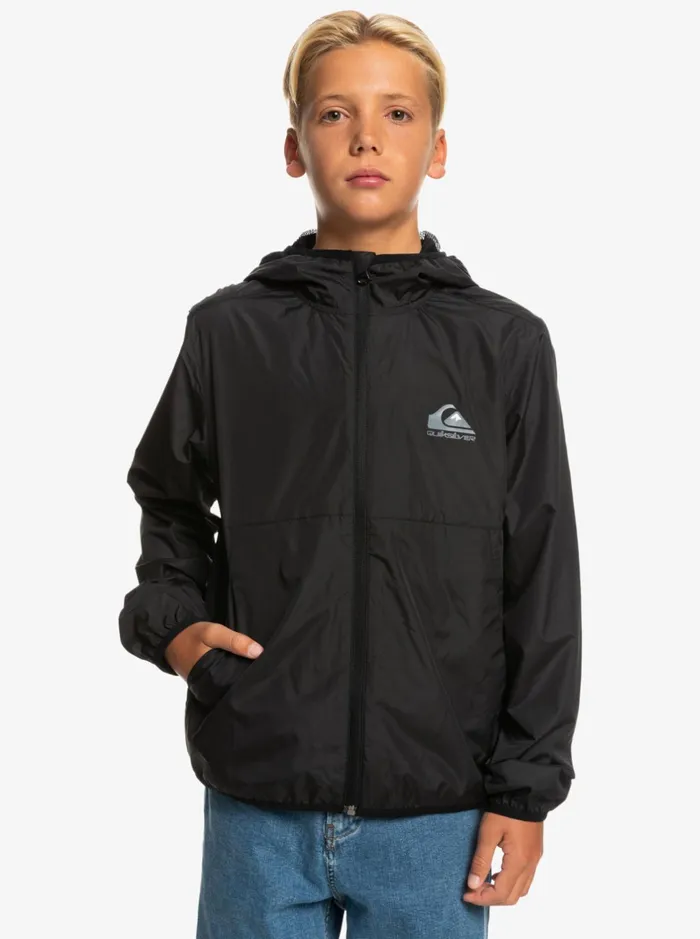 Jackets Boys Quiksilver Boy039s 816 Everyday Water Repellent Windbreaker Black Jackets Boys Quiksilver Boy039s 816 Everyday Water Repellent Windbreaker Black