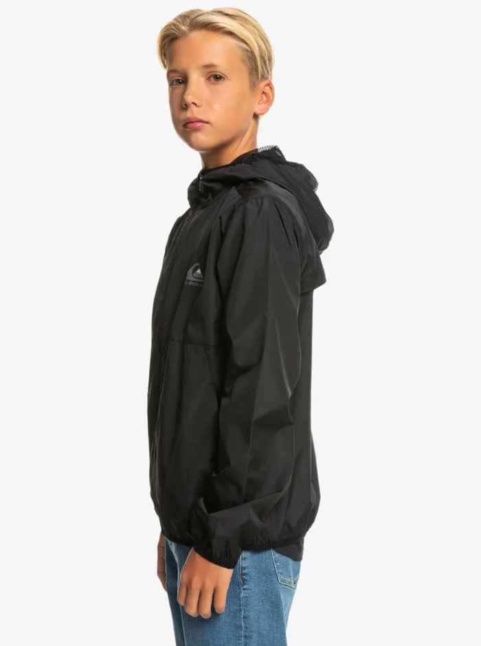 Jackets Boys Quiksilver Boy039s 816 Everyday Water Repellent Windbreaker Black Jackets Boys Quiksilver Boy039s 816 Everyday Water Repellent Windbreaker Black