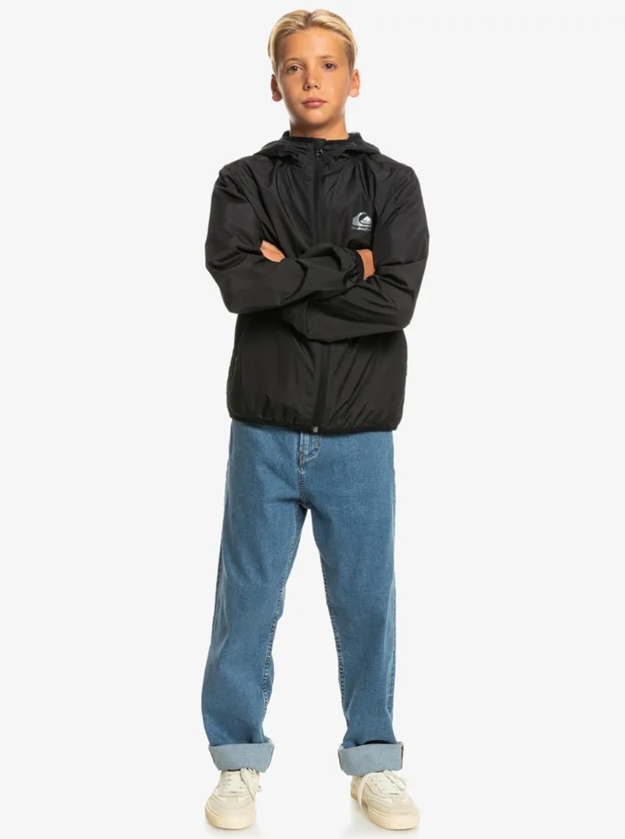 Jackets Boys Quiksilver Boy039s 816 Everyday Water Repellent Windbreaker Black Jackets Boys Quiksilver Boy039s 816 Everyday Water Repellent Windbreaker Black