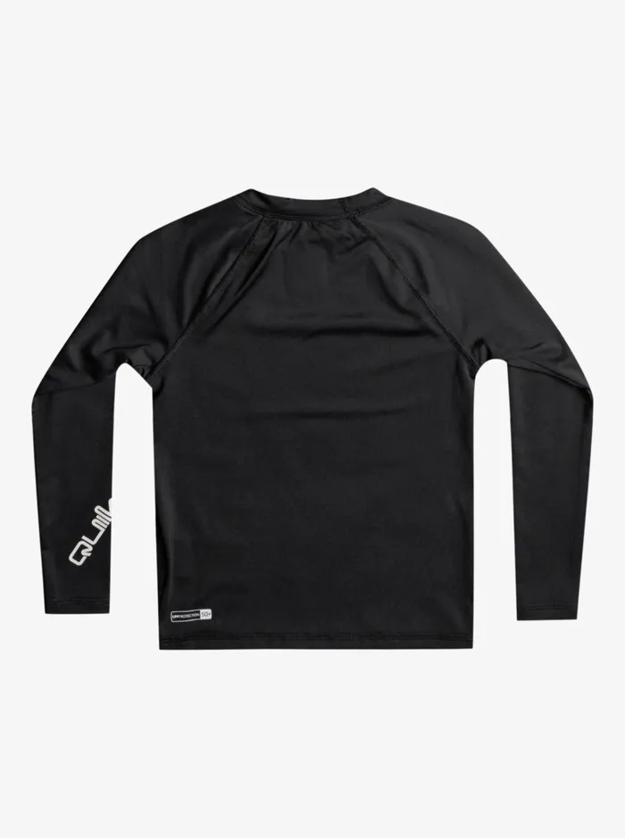 Rashguards Boys Quiksilver Boy039s 27 All Time Ls Boy LSl Surf Tee Black Rashguards Boys Quiksilver Boy039s 27 All Time Ls Boy LSl Surf Tee Black
