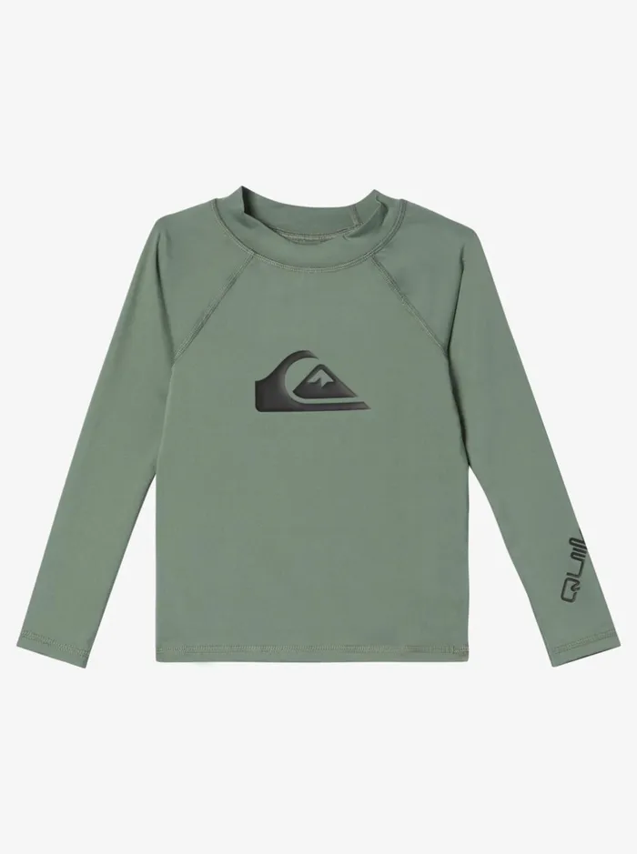 Rashguards Boys Quiksilver Boy039s 27 All Time Ls Boy LSl Surf Tee Laurel Wreath Rashguards Boys Quiksilver Boy039s 27 All Time Ls Boy LSl Surf Tee Laurel Wreath