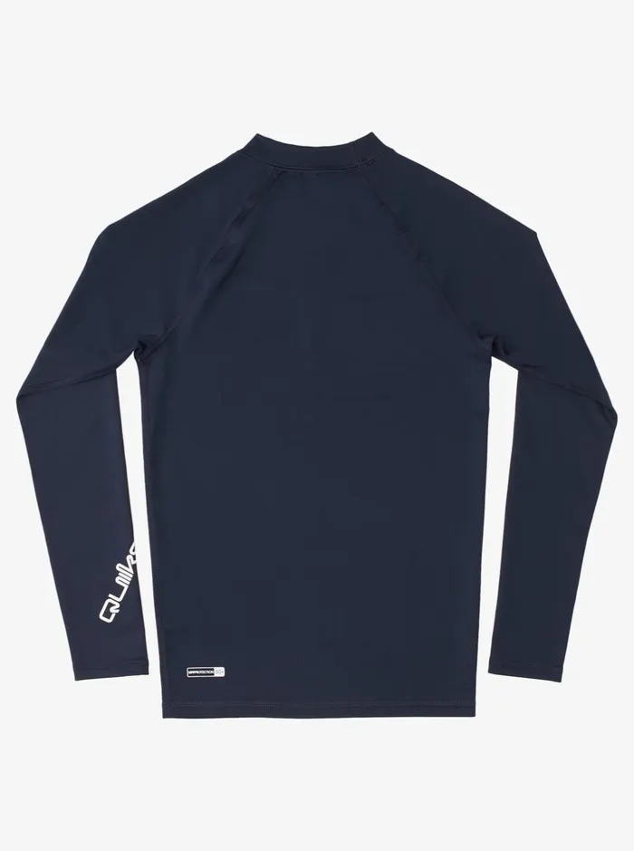 Rashguards Boys Quiksilver Boy039s 816 Boy039s 816 All Time Long Sleeve Upf 50 Rashguard Navy Blazer Rashguards Boys Quiksilver Boy039s 816 Boy039s 816 All Time Long Sleeve Upf 50 Rashguard Navy Blazer
