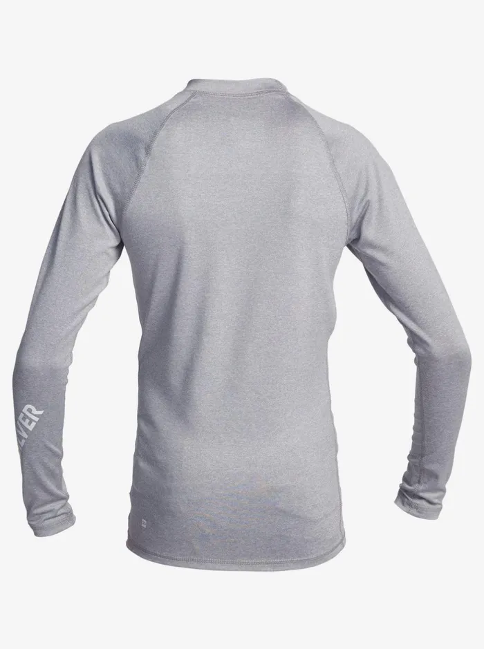 Rashguards Boys Quiksilver Boy039s 816 Boy039s 816 All Time Long Sleeve Upf 50 Rashguard Sleet Heather Rashguards Boys Quiksilver Boy039s 816 Boy039s 816 All Time Long Sleeve Upf 50 Rashguard Sleet Heather