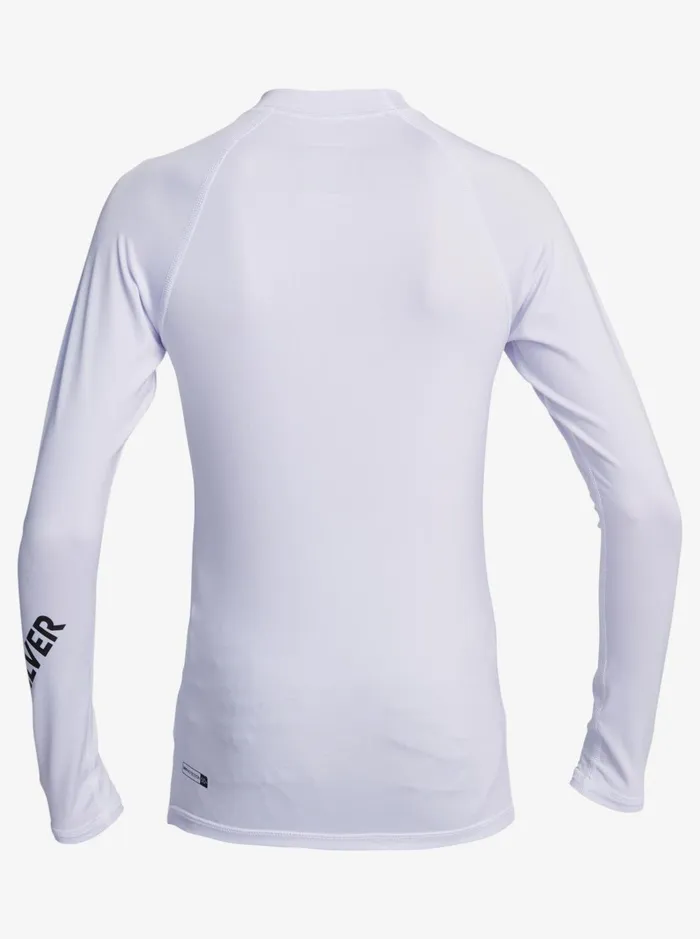 Rashguards Boys Quiksilver Boy039s 816 Boy039s 816 All Time Long Sleeve Upf 50 Rashguard White Rashguards Boys Quiksilver Boy039s 816 Boy039s 816 All Time Long Sleeve Upf 50 Rashguard White