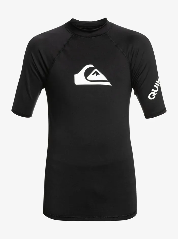 Rashguards Boys Quiksilver Boy039s 816 Boy039s 816 All Time Short Sleeve Upf 50 Rashguard Black Rashguards Boys Quiksilver Boy039s 816 Boy039s 816 All Time Short Sleeve Upf 50 Rashguard Black