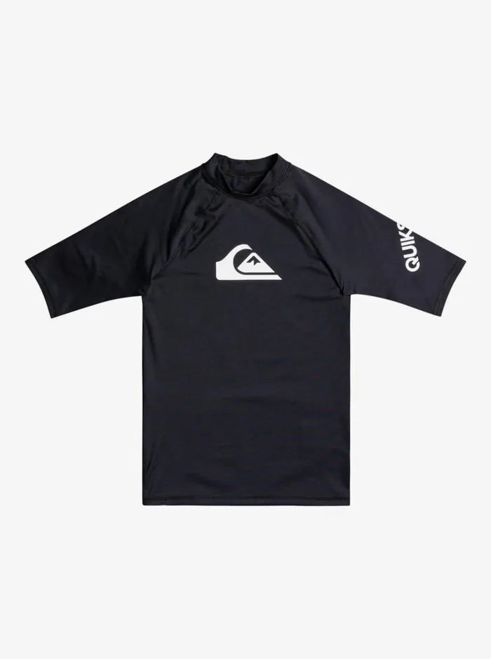 Rashguards Boys Quiksilver Boy039s 816 Boy039s 816 All Time Short Sleeve Upf 50 Rashguard Black Rashguards Boys Quiksilver Boy039s 816 Boy039s 816 All Time Short Sleeve Upf 50 Rashguard Black