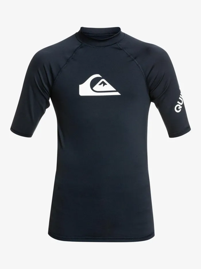 Rashguards Boys Quiksilver Boy039s 816 Boy039s 816 All Time Short Sleeve Upf 50 Rashguard Navy Blazer Rashguards Boys Quiksilver Boy039s 816 Boy039s 816 All Time Short Sleeve Upf 50 Rashguard Navy Blazer