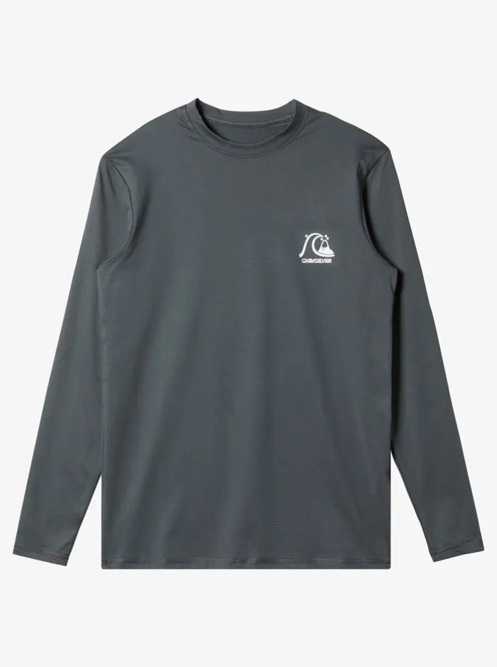 Rashguards Boys Quiksilver Boy039s 816 Heritage Heather Long Sleeve Upf 50 Surf TShirt Iron Gate Rashguards Boys Quiksilver Boy039s 816 Heritage Heather Long Sleeve Upf 50 Surf TShirt Iron Gate
