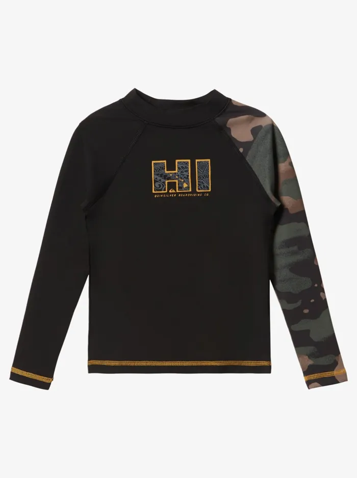 Rashguards Boys Quiksilver Boy039s 816 Hi Island Rush Long Sleeve Upf 50 Rashguard Black Rashguards Boys Quiksilver Boy039s 816 Hi Island Rush Long Sleeve Upf 50 Rashguard Black