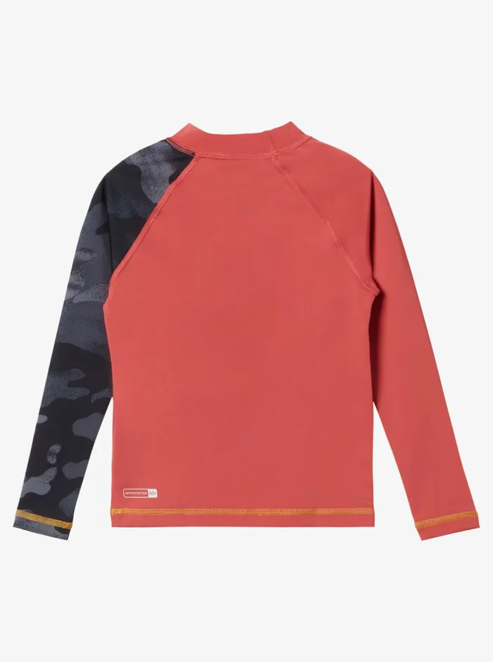 Rashguards Boys Quiksilver Boy039s 816 Hi Island Rush Long Sleeve Upf 50 Rashguard Mineral Red Rashguards Boys Quiksilver Boy039s 816 Hi Island Rush Long Sleeve Upf 50 Rashguard Mineral Red
