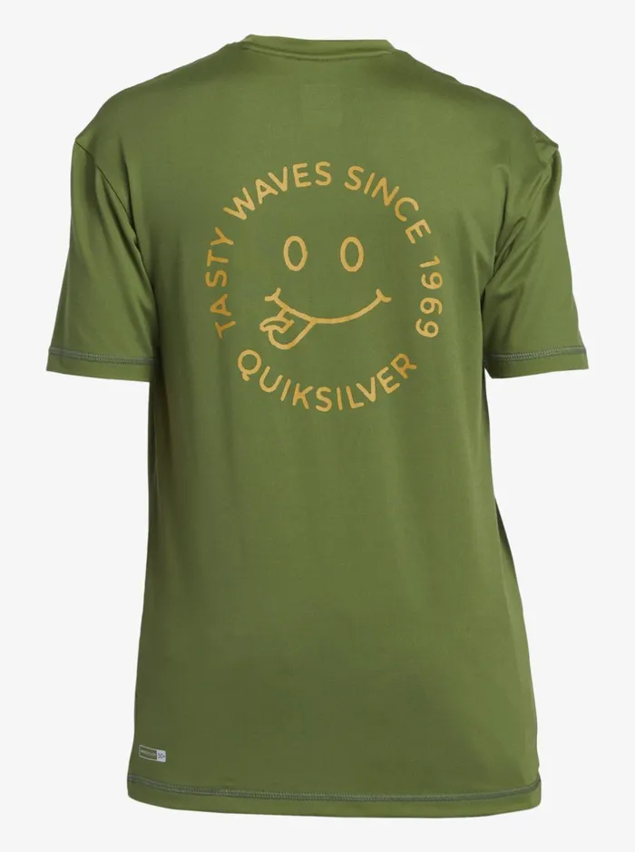 Rashguards Boys Quiksilver Boy039s 816 Mix Session Upf 50 Short Sleeve Surf Tee Dill Rashguards Boys Quiksilver Boy039s 816 Mix Session Upf 50 Short Sleeve Surf Tee Dill