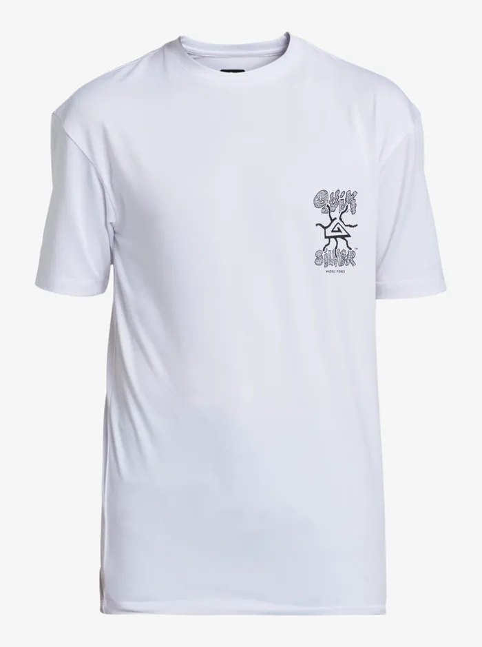 Rashguards Boys Quiksilver Boy039s 816 Mix Session Upf 50 Short Sleeve Surf Tee White Rashguards Boys Quiksilver Boy039s 816 Mix Session Upf 50 Short Sleeve Surf Tee White