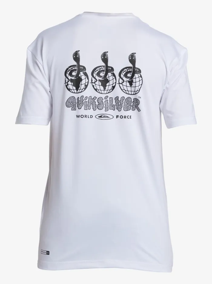 Rashguards Boys Quiksilver Boy039s 816 Mix Session Upf 50 Short Sleeve Surf Tee White Rashguards Boys Quiksilver Boy039s 816 Mix Session Upf 50 Short Sleeve Surf Tee White