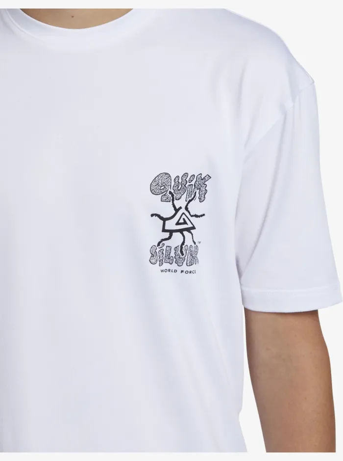 Rashguards Boys Quiksilver Boy039s 816 Mix Session Upf 50 Short Sleeve Surf Tee White Rashguards Boys Quiksilver Boy039s 816 Mix Session Upf 50 Short Sleeve Surf Tee White