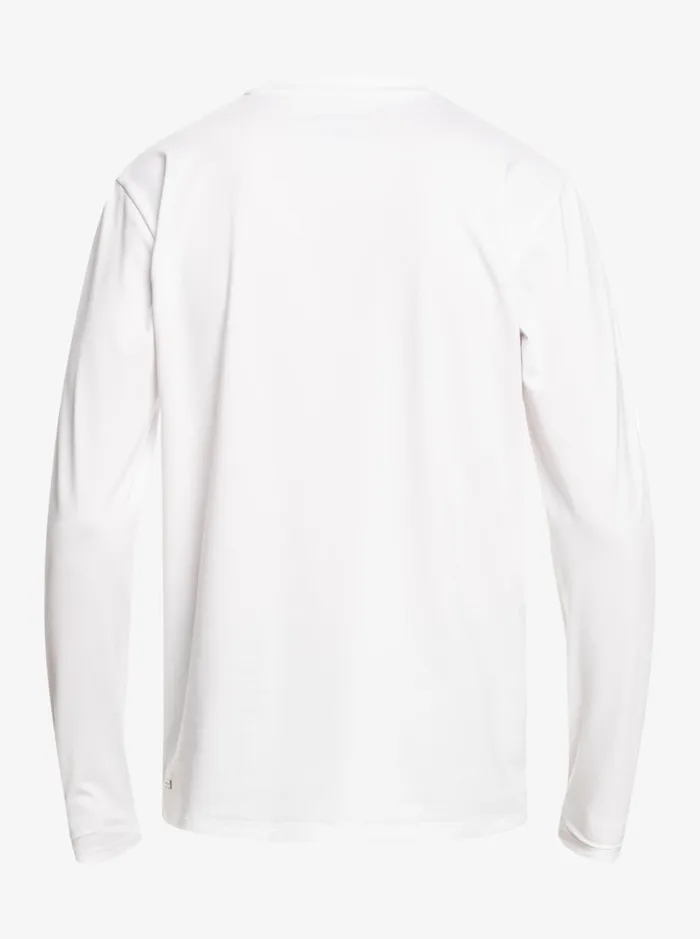 Rashguards Boys Quiksilver Boy039s 816 Solid Streak Ls Youth LSl Surf Tee White Rashguards Boys Quiksilver Boy039s 816 Solid Streak Ls Youth LSl Surf Tee White