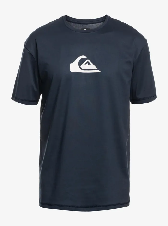Rashguards Boys Quiksilver Boy039s 816 Solid Streak Short Sleeve Upf 50 Surf TShirt Navy Blazer Rashguards Boys Quiksilver Boy039s 816 Solid Streak Short Sleeve Upf 50 Surf TShirt Navy Blazer