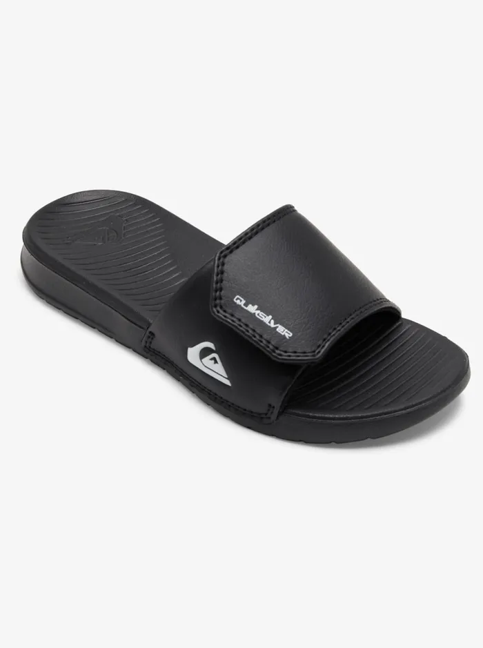 Sandals Boys Quiksilver Boy039s 816 Boy039s 816 Bright Coast Adjustable Slides Blackwhiteblack Sandals Boys Quiksilver Boy039s 816 Boy039s 816 Bright Coast Adjustable Slides Blackwhiteblack