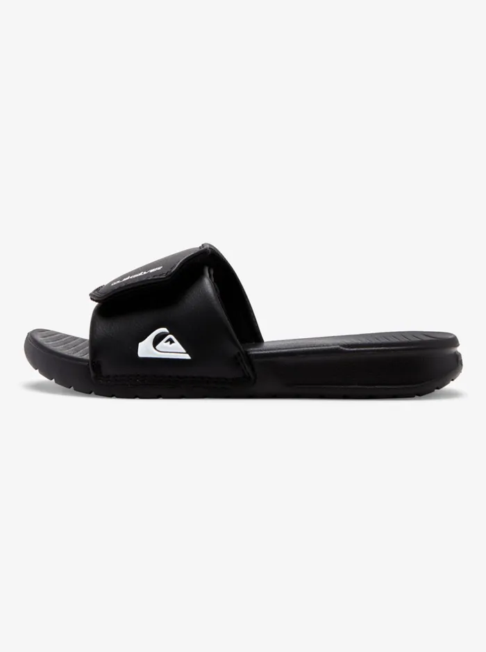 Sandals Boys Quiksilver Boy039s 816 Boy039s 816 Bright Coast Adjustable Slides Blackwhiteblack Sandals Boys Quiksilver Boy039s 816 Boy039s 816 Bright Coast Adjustable Slides Blackwhiteblack