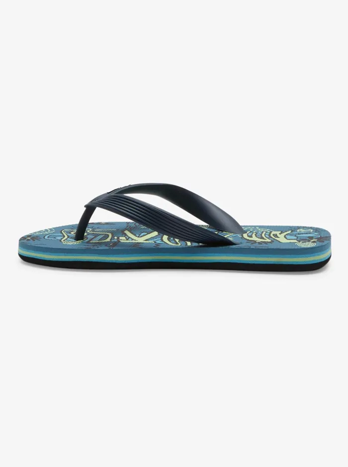 Sandals Boys Quiksilver Boy039s 816 Molokai FlipFlops Blackgreenblue Sandals Boys Quiksilver Boy039s 816 Molokai FlipFlops Blackgreenblue