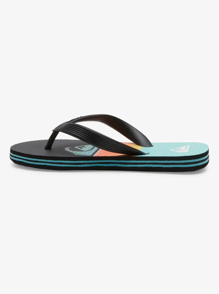 Sandals Boys Quiksilver Boy039s 816 Molokai FlipFlops Blackorangegreen Sandals Boys Quiksilver Boy039s 816 Molokai FlipFlops Blackorangegreen