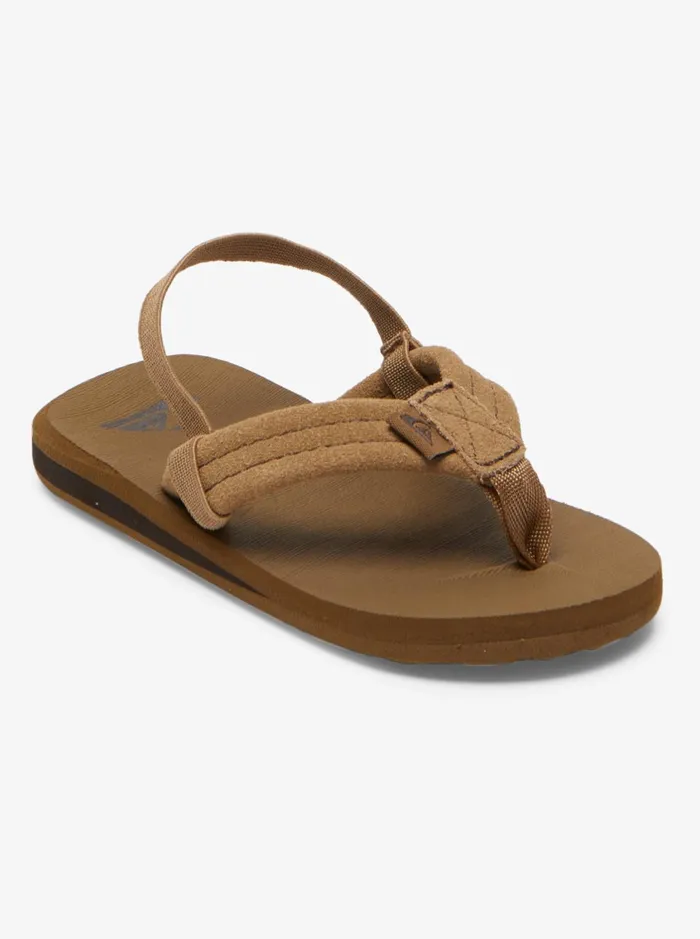 Sandals Boys Quiksilver Toddler039s Carver Suede Core Sandals Tan 1