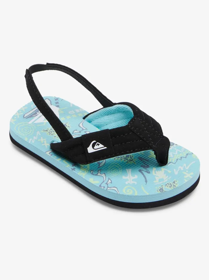 Sandals Boys Quiksilver Toddler039s Molokai Layback Sandals Bluebluegreen