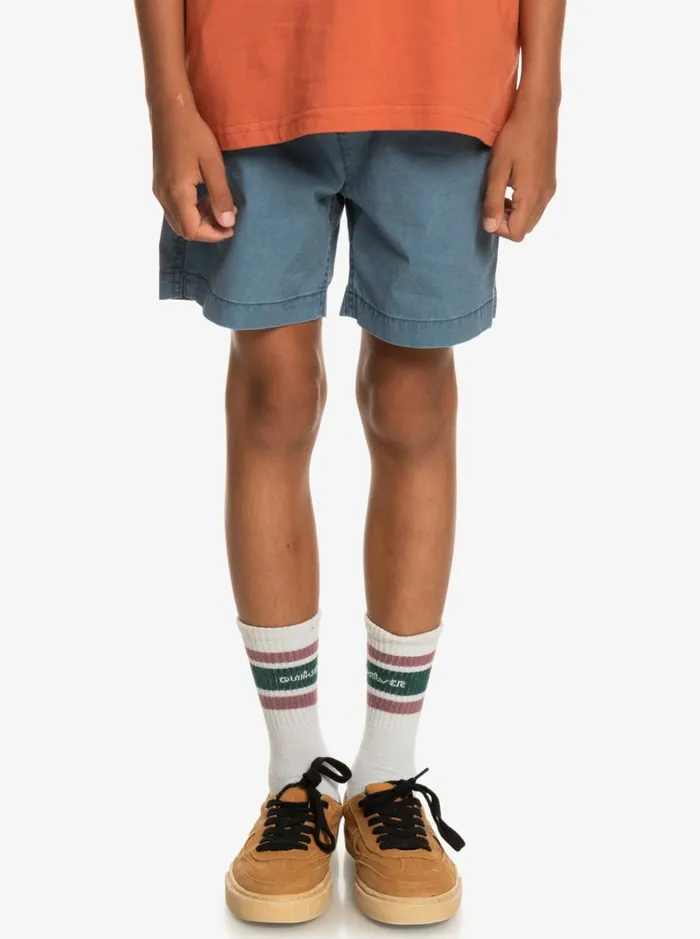 Shorts Boys Quiksilver Boy039s 816 Taxer 15034 Elastic Waist Shorts Bering Sea Shorts Boys Quiksilver Boy039s 816 Taxer 15034 Elastic Waist Shorts Bering Sea
