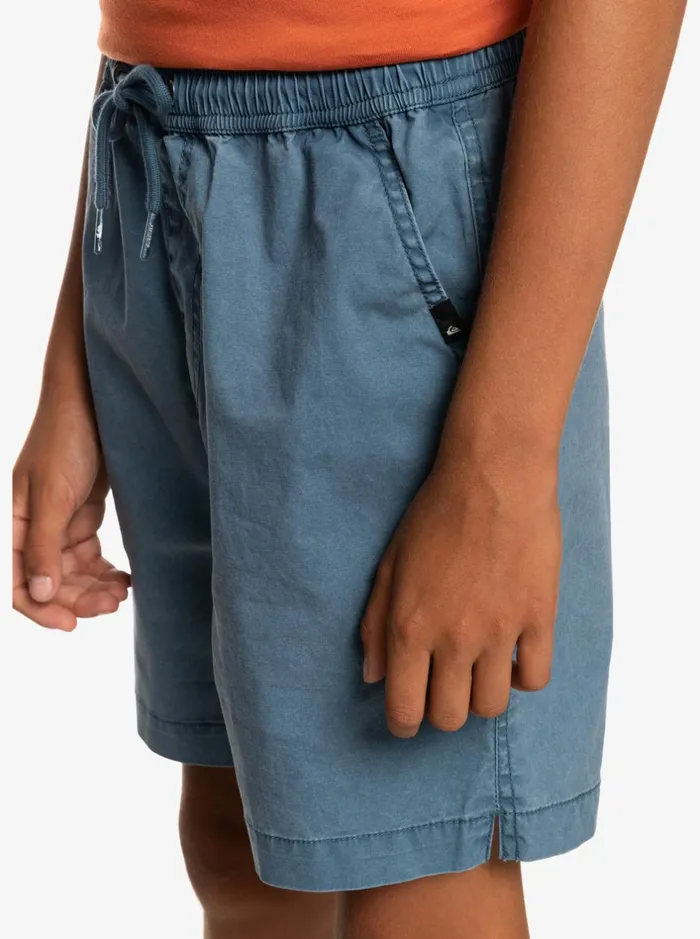 Shorts Boys Quiksilver Boy039s 816 Taxer 15034 Elastic Waist Shorts Bering Sea Shorts Boys Quiksilver Boy039s 816 Taxer 15034 Elastic Waist Shorts Bering Sea