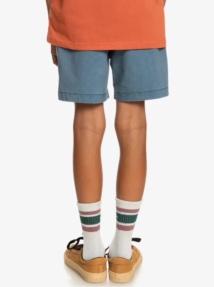Shorts Boys Quiksilver Boy039s 816 Taxer 15034 Elastic Waist Shorts Bering Sea Shorts Boys Quiksilver Boy039s 816 Taxer 15034 Elastic Waist Shorts Bering Sea