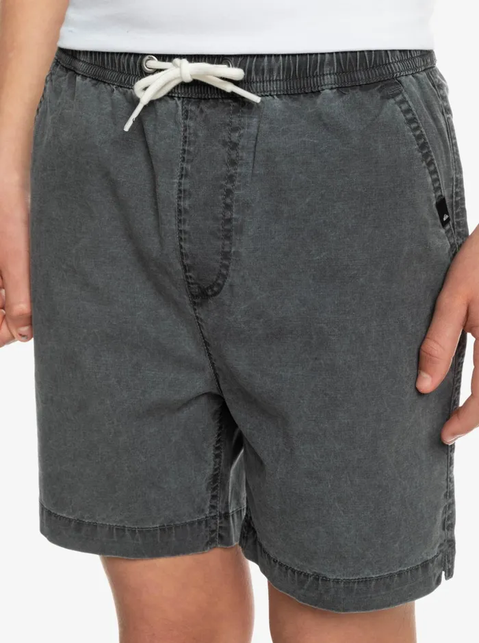 Shorts Boys Quiksilver Boy039s 816 Taxer 15034 Elastic Waist Shorts Black Shorts Boys Quiksilver Boy039s 816 Taxer 15034 Elastic Waist Shorts Black