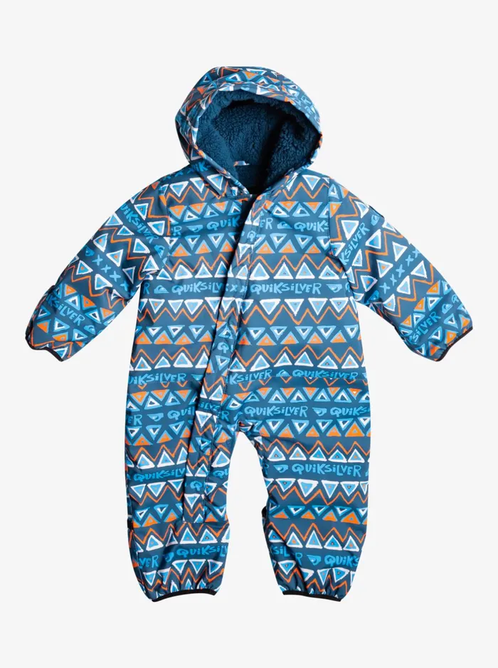 Snow Jackets Boys Quiksilver Baby Snow Suit Snow Pyramid Majolica Blue